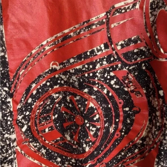 Women’s XL Racing Turbo Engine Car Motor Boosted Cropped T-shirt Bleached Grunge - Picture 8 of 11